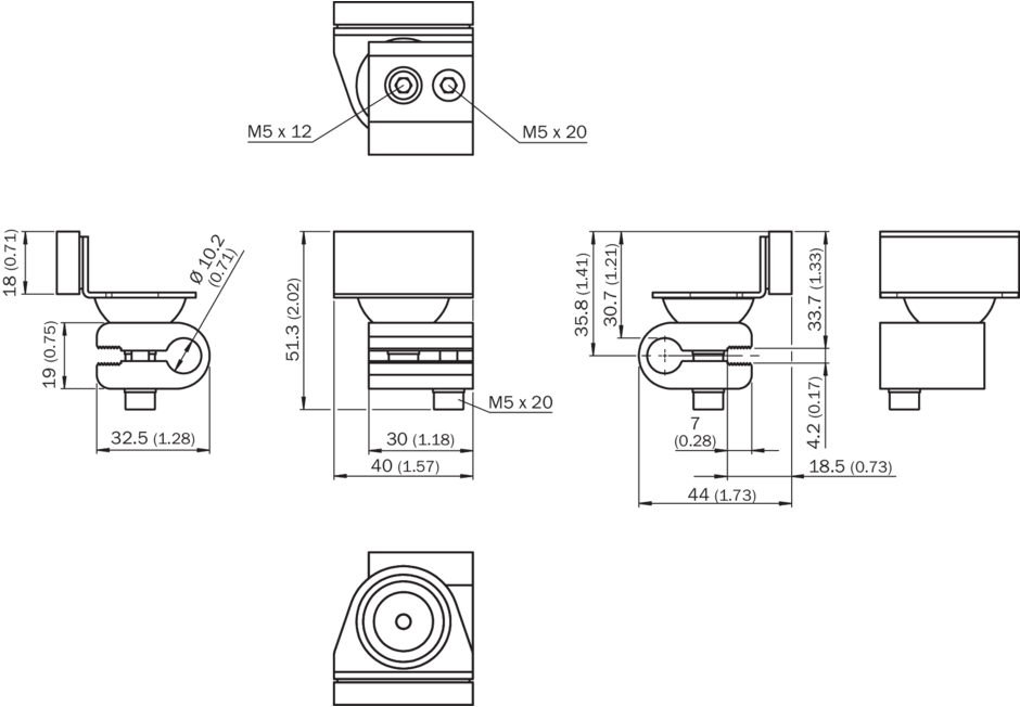 Sick - technique de fixation, BEF-KHS-ISPL21AP01
