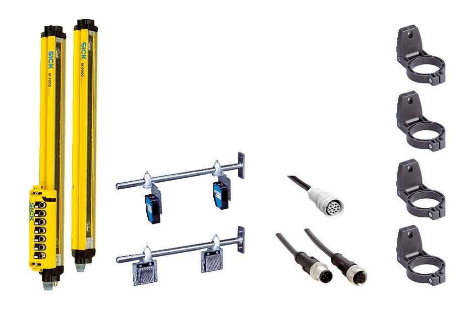 Sick - Barrières photoélectriques de sécurité, M4000 Adv. basic set 2-beam A/P L-muting