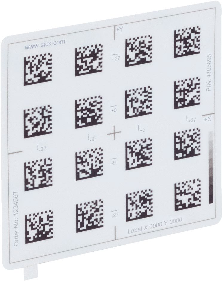 Sick - Codes de positionnement, DATAMATRIX MULTICODE LABEL SET2 X0/Y0-X19/Y19