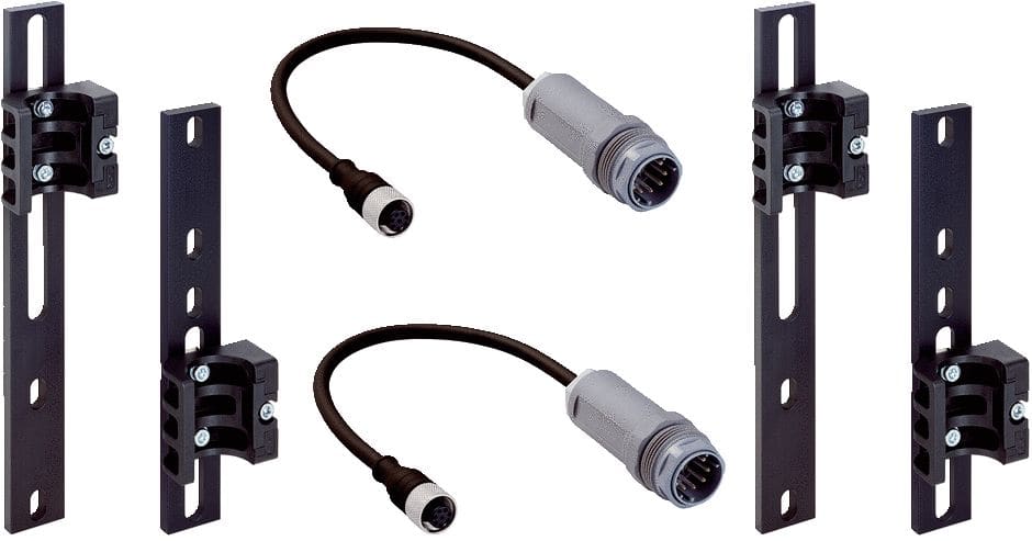 Sick - technique de fixation, Kit adaptateur M4000 Area60 pour deTec4 RES