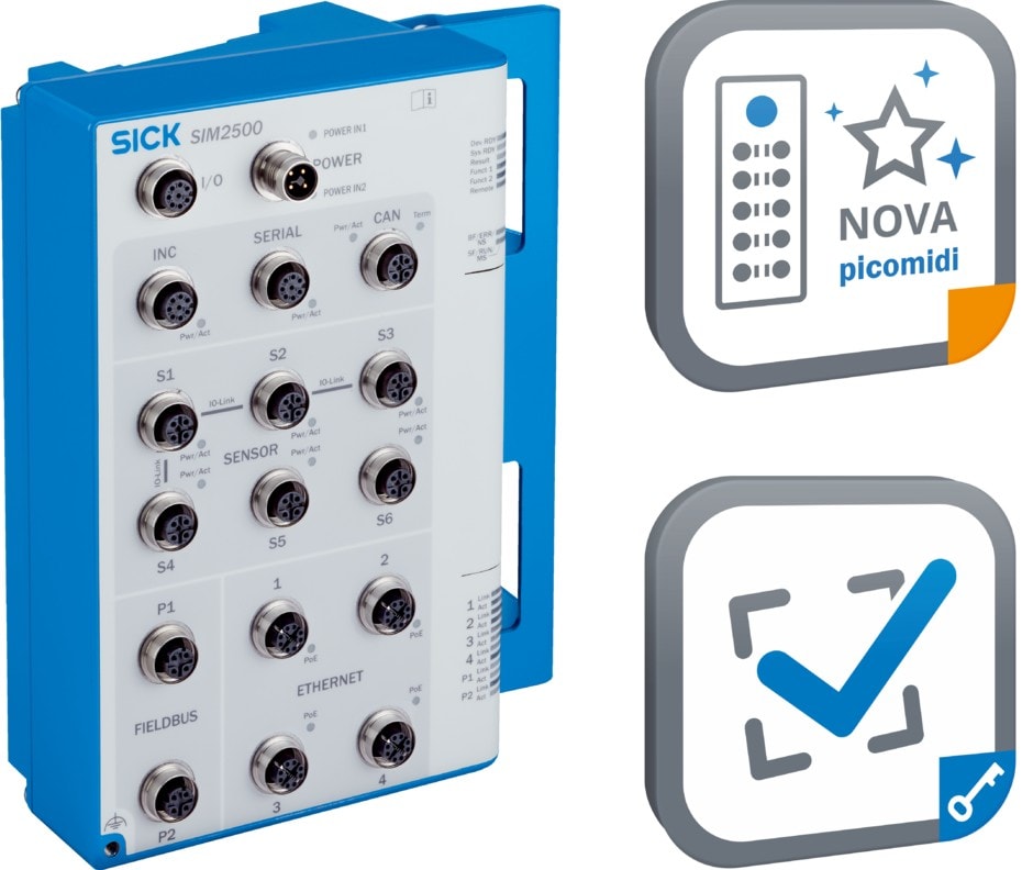 Sick - Dispositifs d'edge computing, SIM2500-2AX1G10 Nova picomidi QI