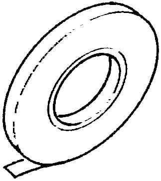 Danfoss - Ruban adhesif textile 15mm x 50m gris fixation câble chauffant sur tuyauterie