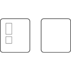 Danfoss - Accessoire, Couvercle avant Cover With Pane For RT, Used for product: RT