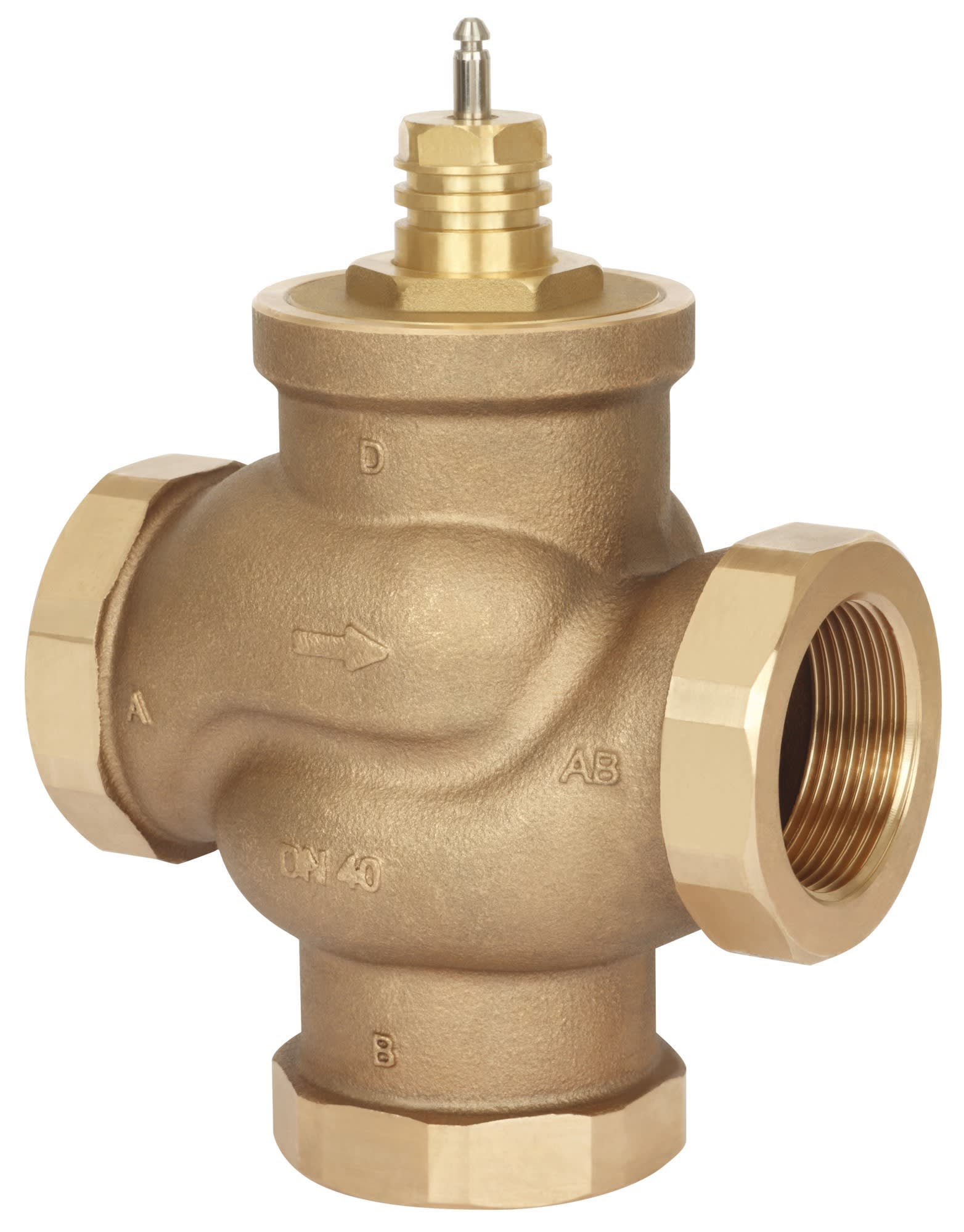 Danfoss - VRB 3 PN16 15/1 3-way seated int. thr