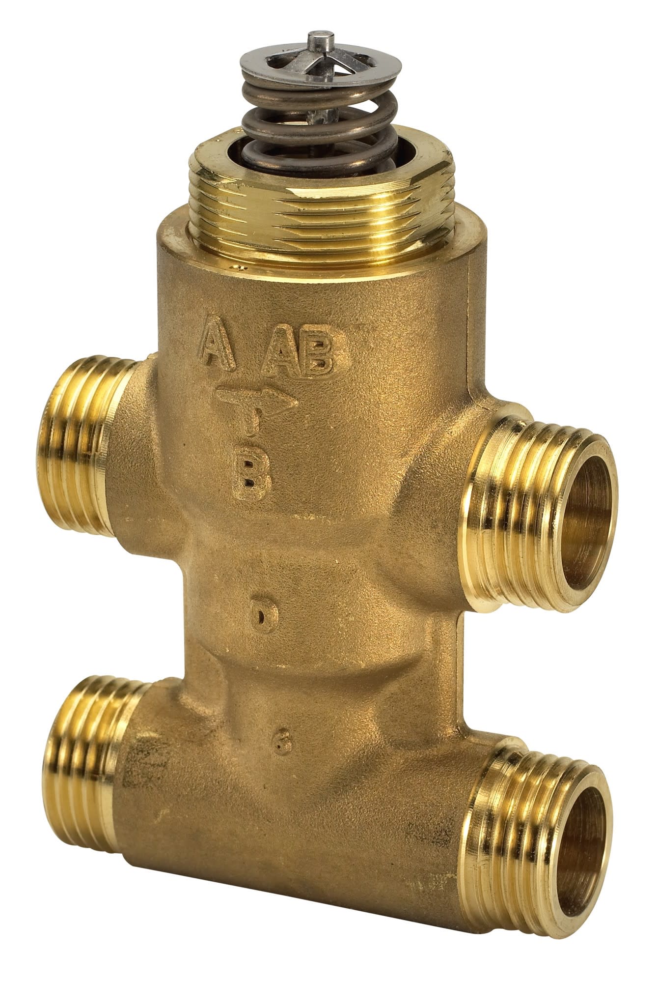 Danfoss - VZ4 vanne à siège 4 voies PN16 DN15 Kvs0,63
