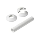 Danfoss - X-TRA Jeu de 2 rosaces et 1 tube blancs RAL9016