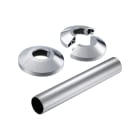 Danfoss - X-TRA Jeu de 2 rosaces et 1 tube Chromés