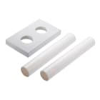 Danfoss - Cache de sol carré 50 Blanc