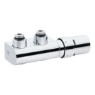 Danfoss - VHX/RAX angle 2-pipe Cr.plated