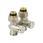 Danfoss - RLV-K Repartiteur droit pour radiateur 1/2 femelle