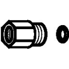 Danfoss - Accessoire, Tubulure Reducing Nipple, Used for product: CAS; KP; KPS; MP; RT