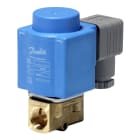 Danfoss - Vanne solénoïde, EV210B, G, 3/8, FKM, NF Homologation: CE, Matériau du corps: La