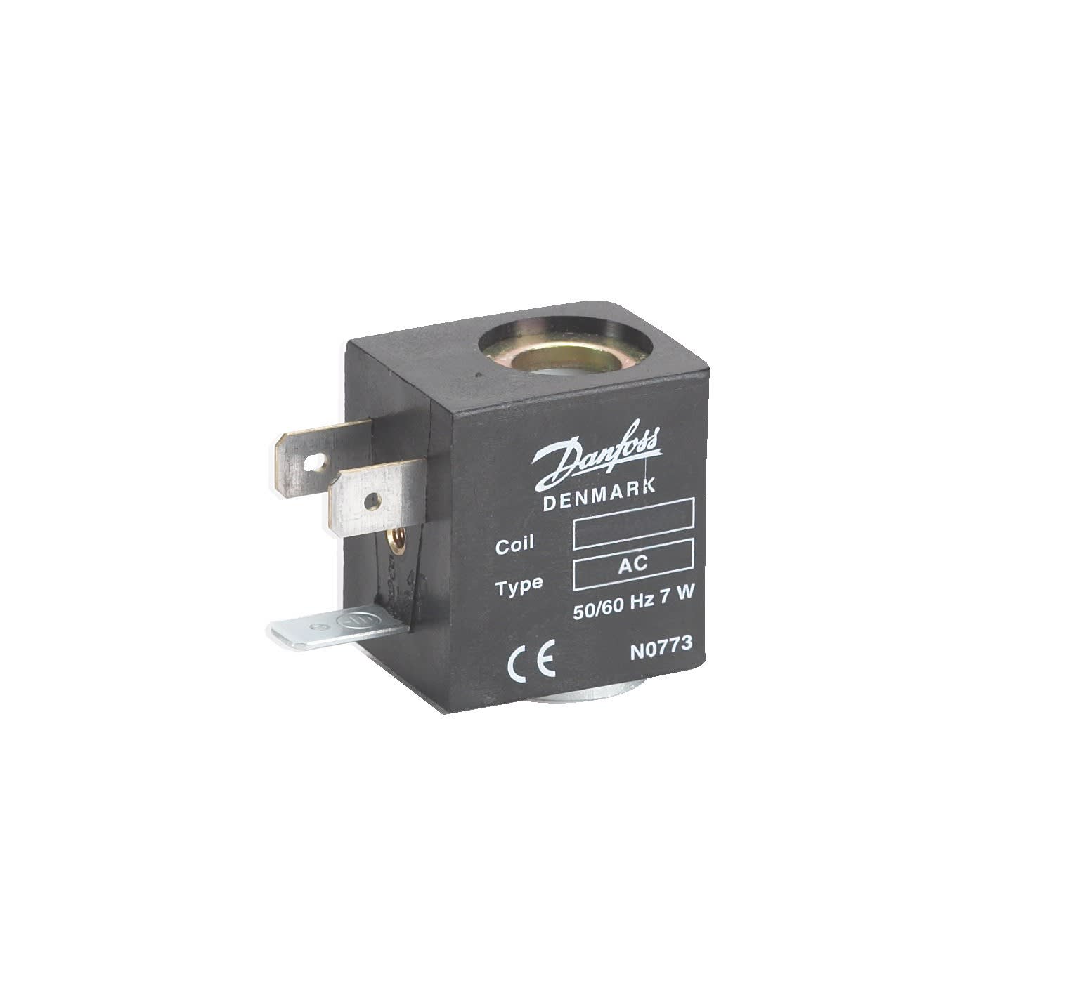 Danfoss - Bobine d'électrovanne, AC024D, Cosse DIN Racc. Élect.: Cosse DIN, Indice de prot