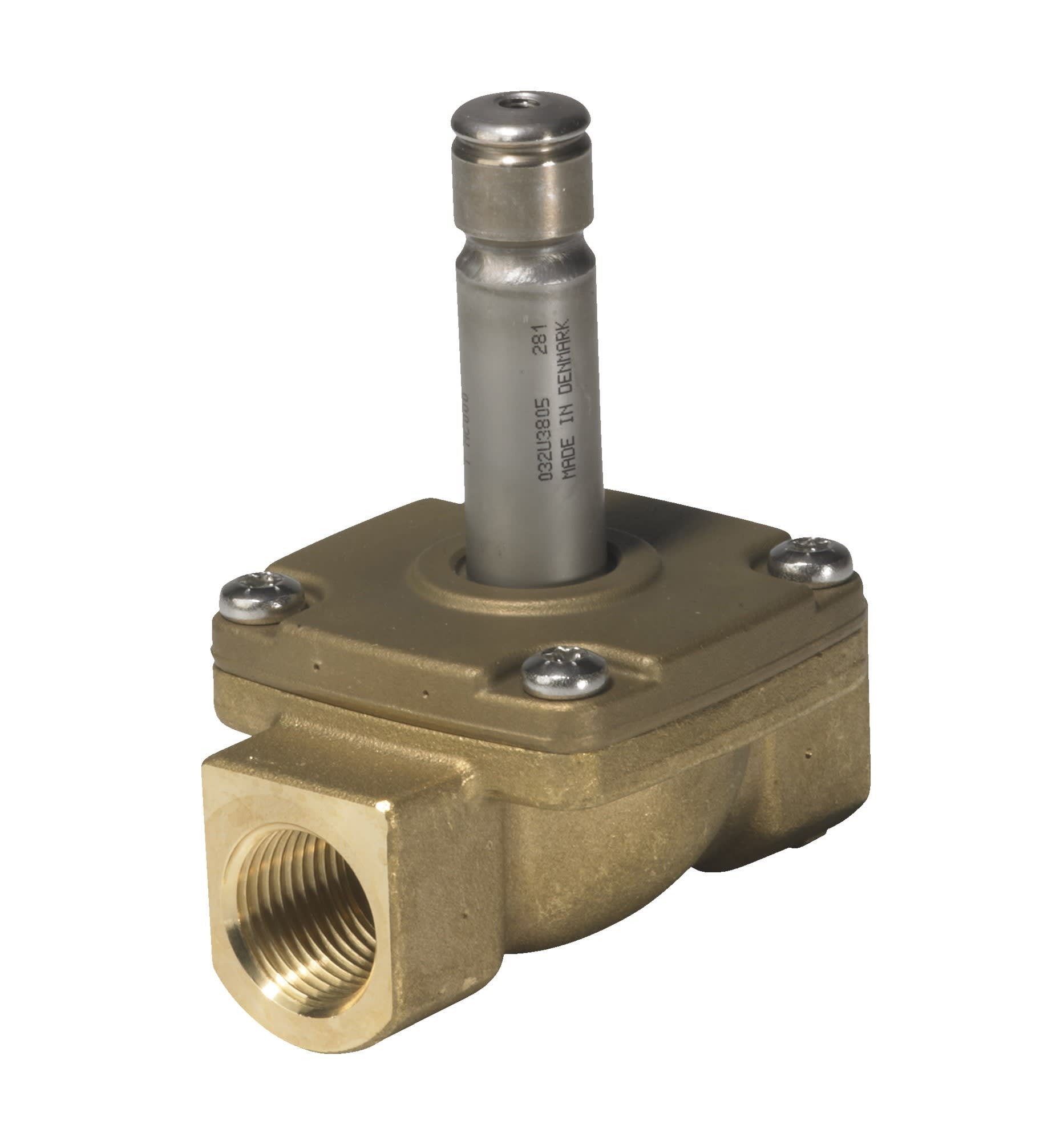 Danfoss - Vanne solénoïde, EV225B, G, 1/2, PTFE, NF Homologation: UL; UR, Matériau du corp