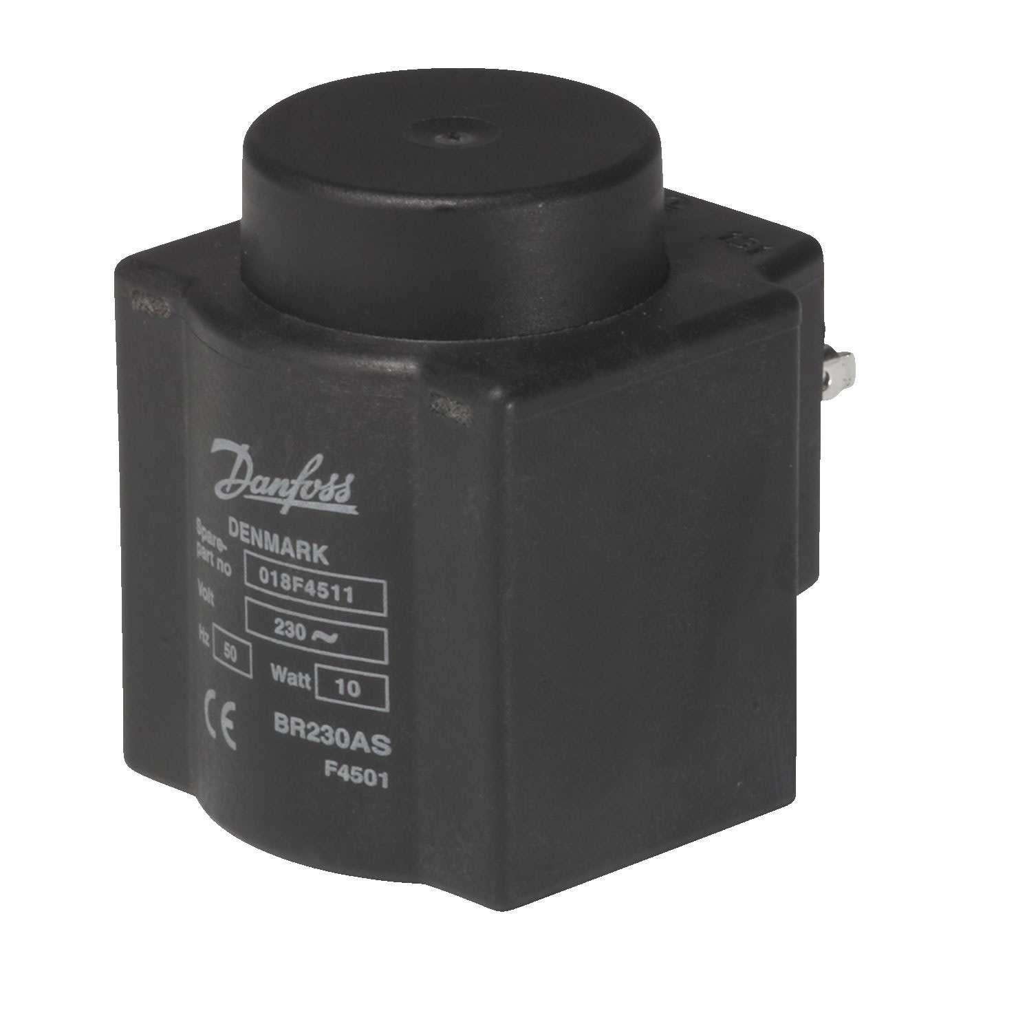 Danfoss - Bobine d'électrovanne, BQ240CS, Cosse DIN, 240 V Racc. Élect.: Cosse DIN, Tensio
