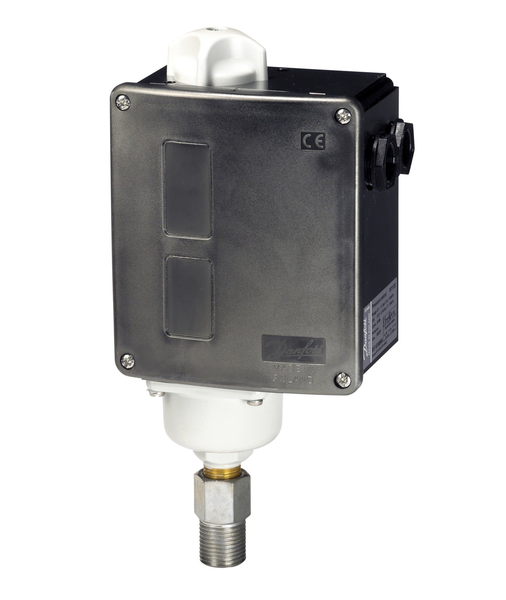 Danfoss - Pressostat, RT112E Plage de pression de régulation: 0.10 - 1.10, Différentiel [b
