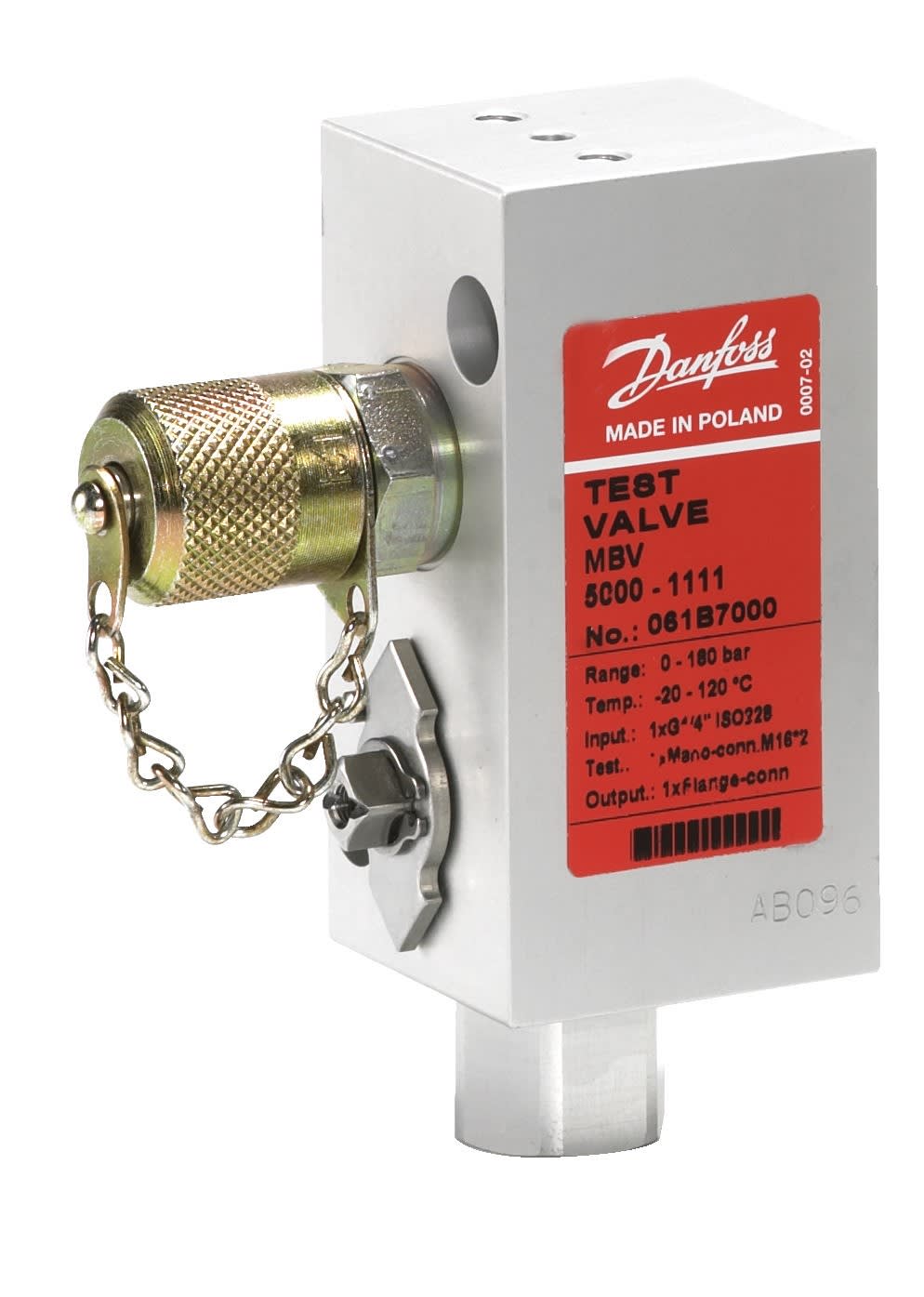 Danfoss - Vanne de test, MBV 5000
