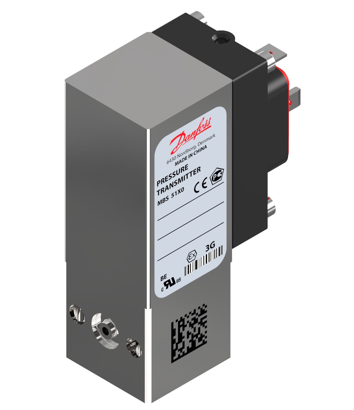 Danfoss - Transmetteur de pression, MBS 5100, 0.00 bar - 100.00 bar, 0.00 psi - 1450.38 ps
