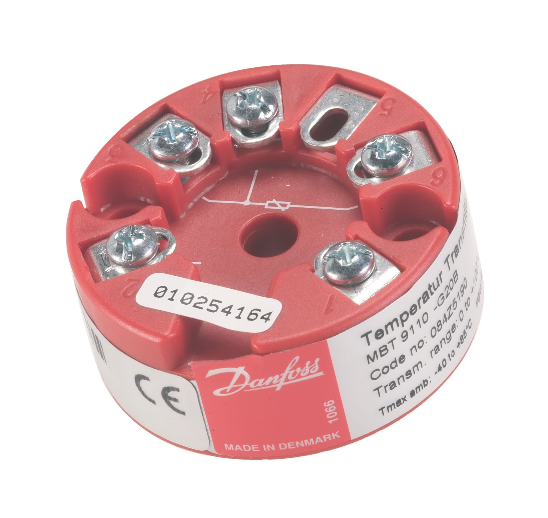 Danfoss - Sonde de température, MBT 9110 Plage de températures [°C]: -200 - 850, 0 °C - 15