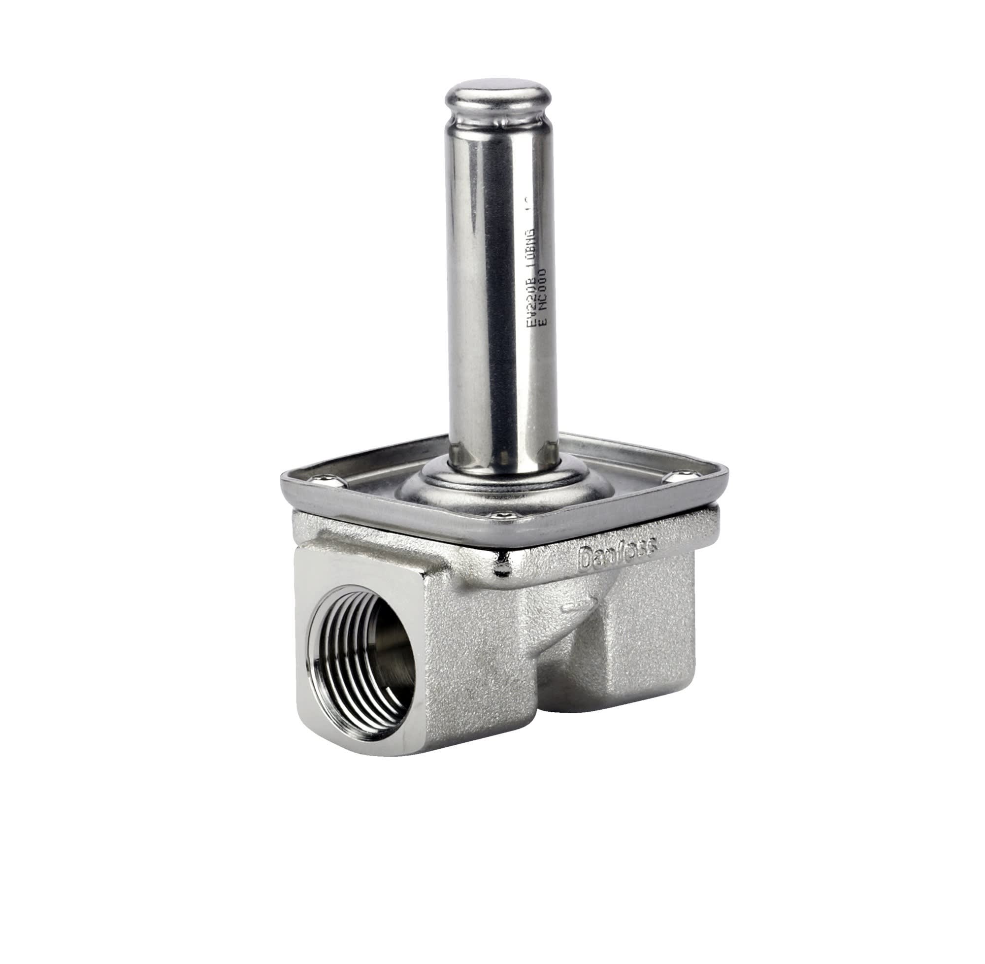 Danfoss - Vanne solénoïde, EV220B, G, 1/2, EPDM, NF Matériau du corps: Laiton nickelé, Fon