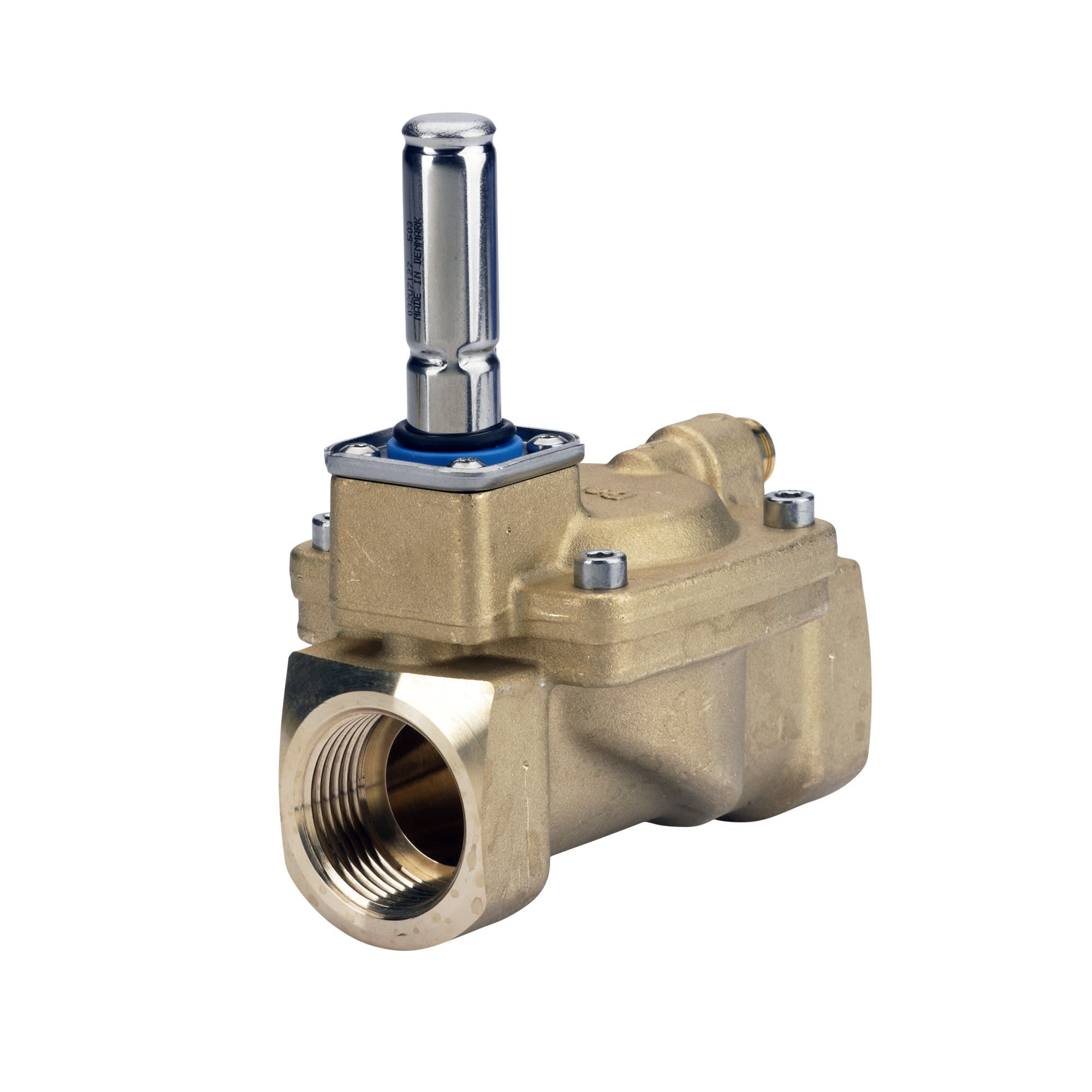 Danfoss - Vanne solénoïde, EV220B, G, 1, FKM Matériau du corps: Laiton, Fonctionnement: Se