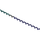Danfoss - Bande de fixation plastique 1 m au pas de 25 mm pour ECflex