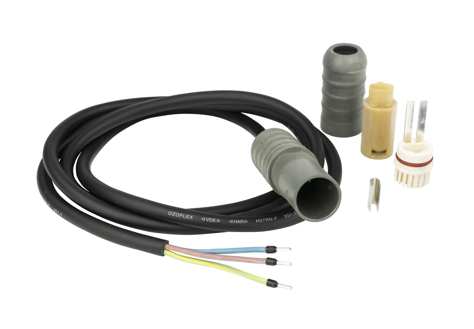 Danfoss - Connecto A 250V 16A IP66 alimentation sans terminaison pour autorégulant (B)