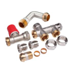 Danfoss - RA-K corps combine pour bitube, arrivee sol