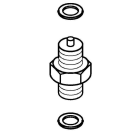 Danfoss - Accessoire, Tubulure Transition Nipple, Used for product: CAS; KP; KPS; MBC; MP;