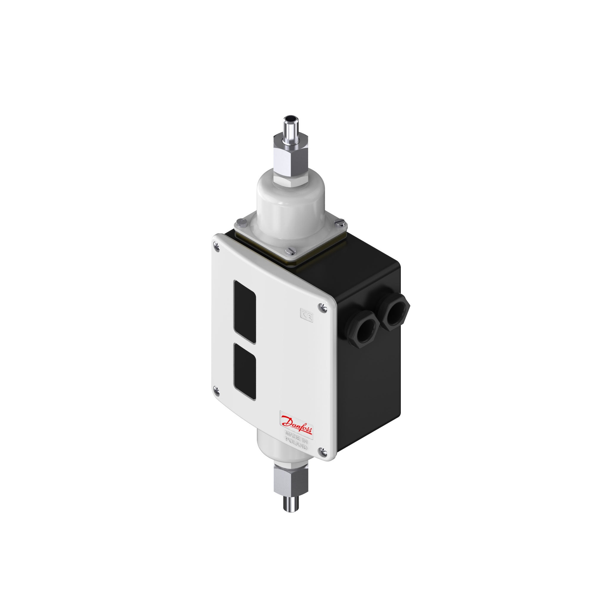 Danfoss - Pressostat différentiel, RT266AL Plage de différentiel [bar]: 0.00 - 0.90, Réarm