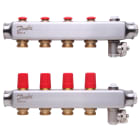 Danfoss - SSM-4 Collecteur inox 4+4 avec préréglage de débit, T° max 90°C, Pmax 10b, Dp ma