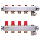 Danfoss - SSM-4 Collecteur inox 4+4 avec préréglage de débit, T° max 90°C, Pmax 10b, Dp ma