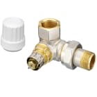 Danfoss - RA-IN 15 corps de robinet à Kv réglable , 1/2" angle à droite du radiateur