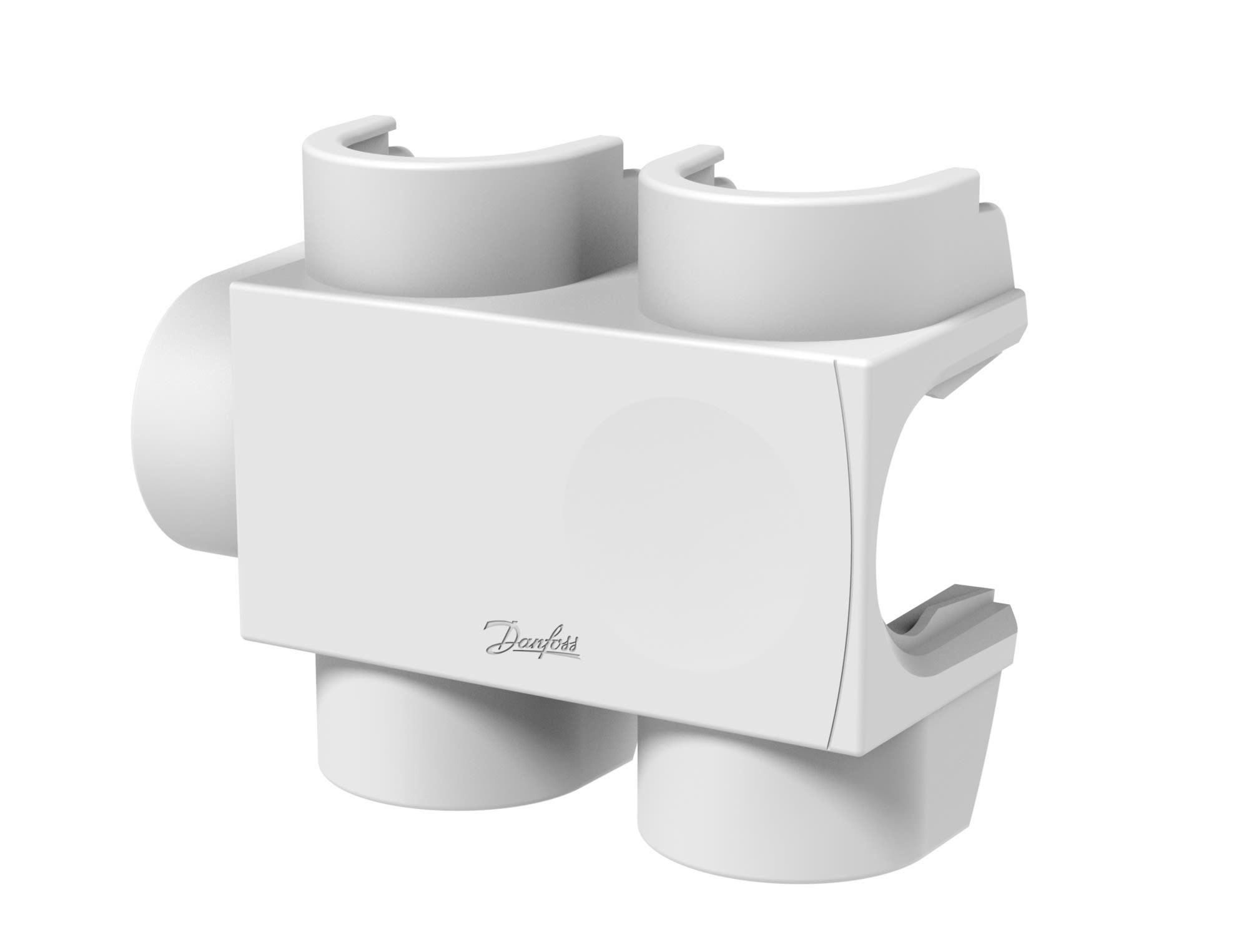 Danfoss - VHS Cache STR Droite COLLAR blanc RAL9016