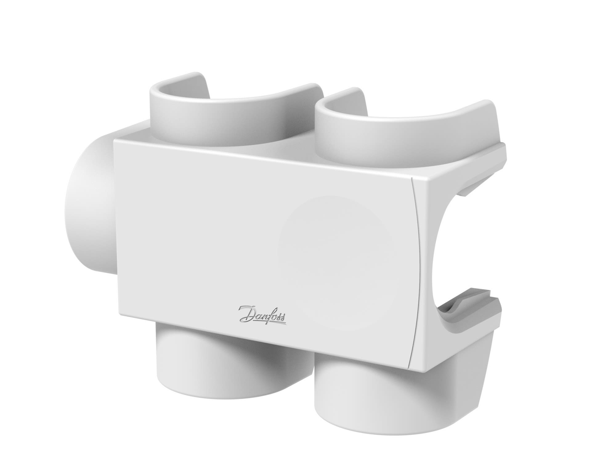 Danfoss - VHS Cache STR Droite blanc RAL9016
