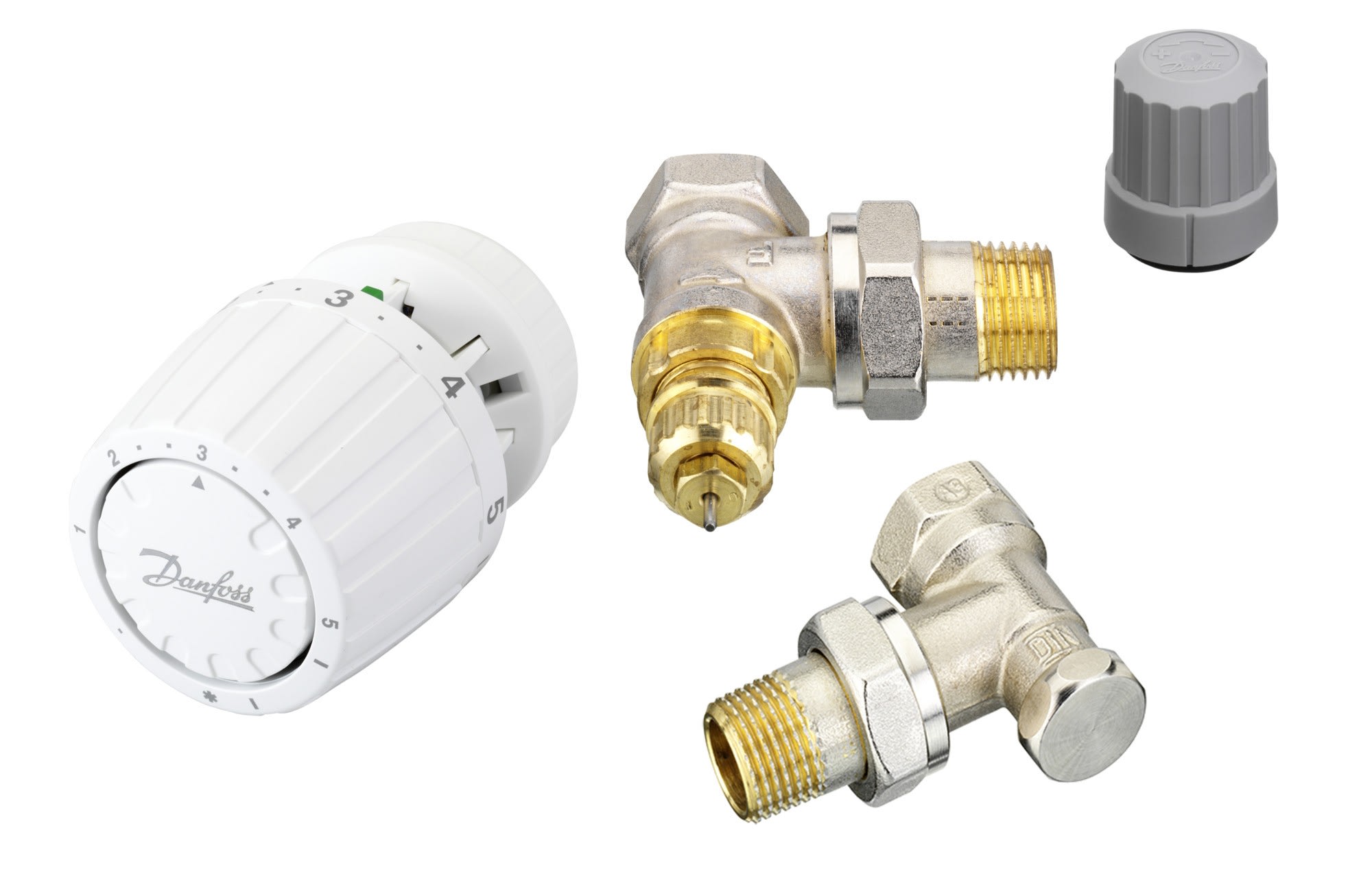 Danfoss - Thermostat premium RA+RLV-S+RA-FN 15 equerre