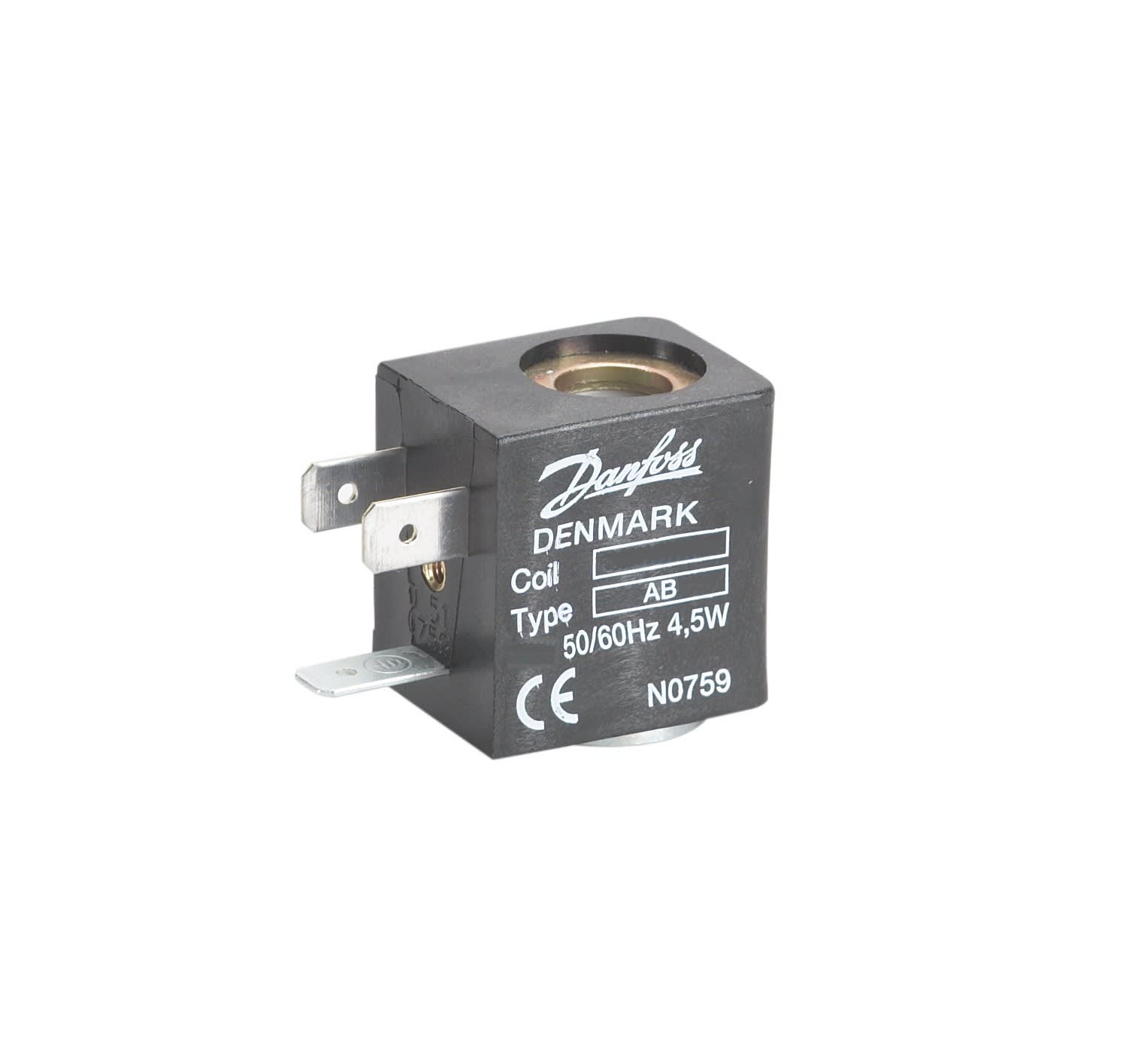 Danfoss - Bobine d'électrovanne, AB110C, Cosse DIN, 110 V Racc. Élect.: Cosse DIN, Tension
