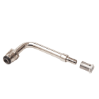 Danfoss - Coude rotatif 75mm pour tube PER16, à sertir. Permet de transformer un corps de