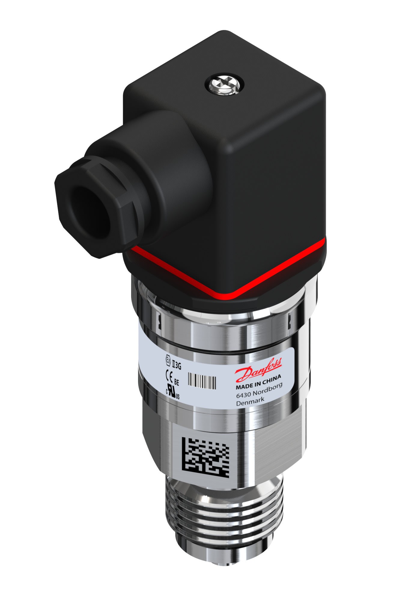 Danfoss - Transmetteur de pression, MBS 3300, 0.00 bar - 40.00 bar, 0.00 psi - 580.15 psi