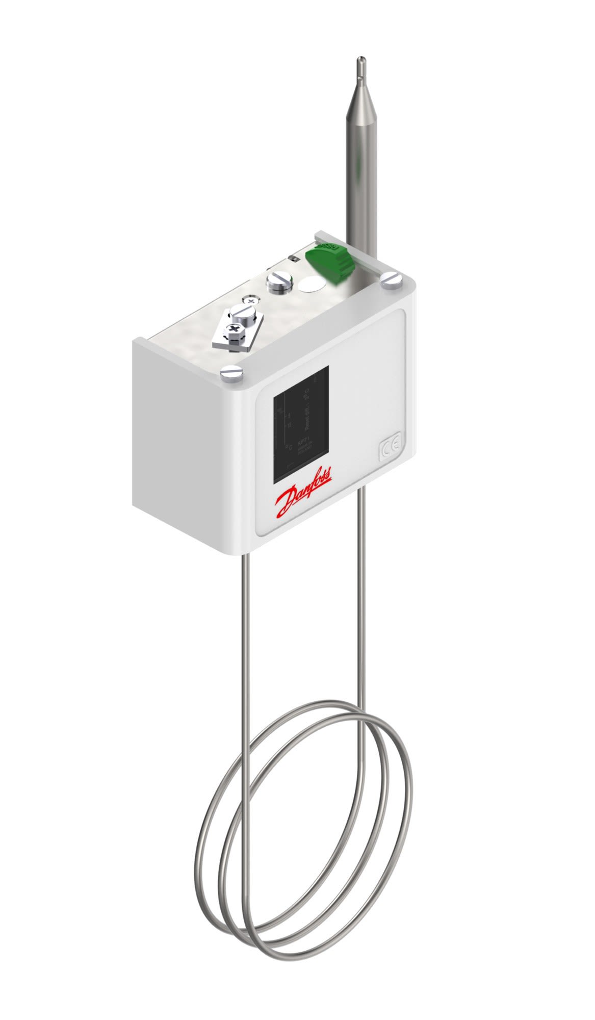 Danfoss - Thermostat, KP71 Plage de températures [°C]: -5 - 20, Réarmement: Manuel min., F