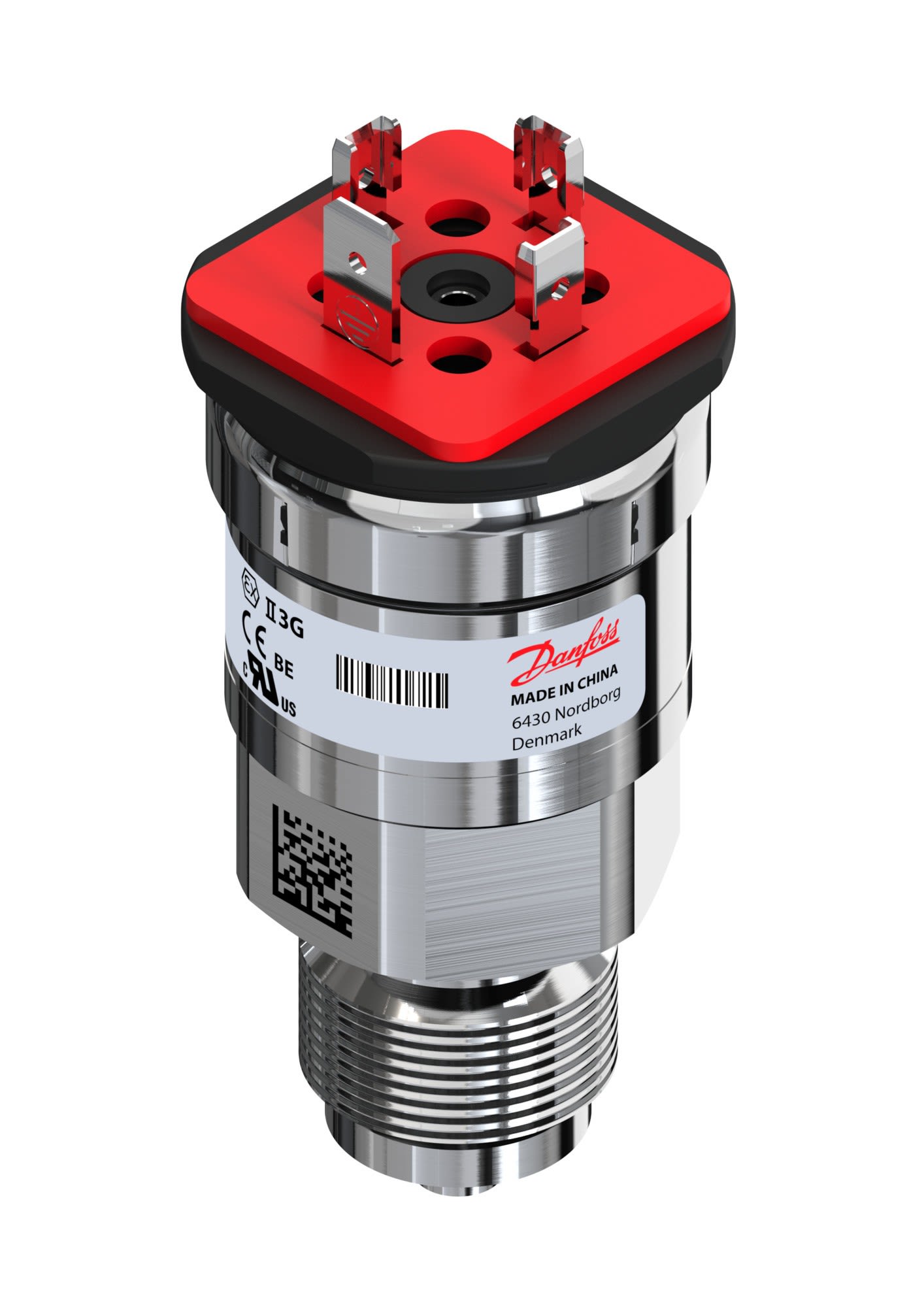 Danfoss - Transmetteur de pression, MBS 3000, 0.00 bar - 1.60 bar, 0.00 psi - 23.21 psi Pr