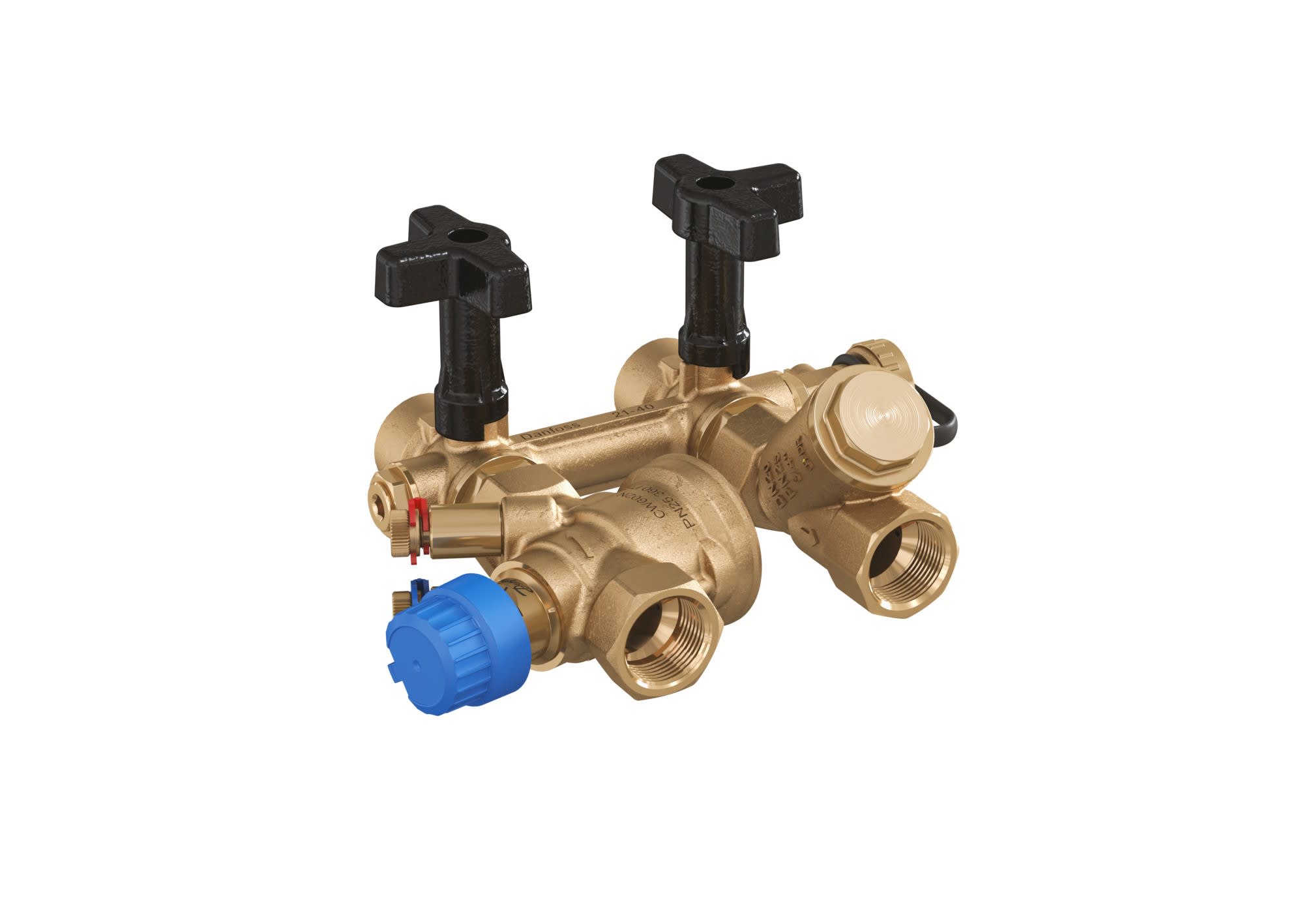 Danfoss - Flexo kit 80 comprenant AB-QM 4 DN15, pour raccordement rapide à une unité termi