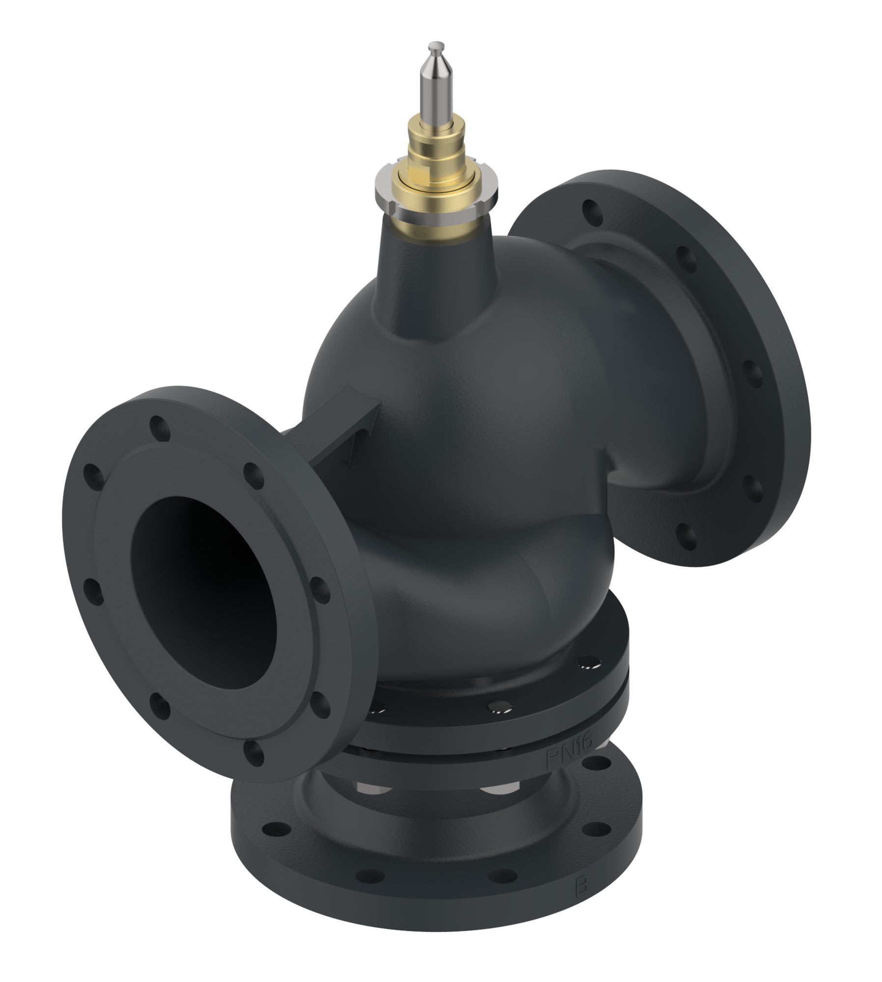 Danfoss - Vanne 3 voies à bride PN16 DN 125 Kvs 220 VF3  DN 125 Kvs 220