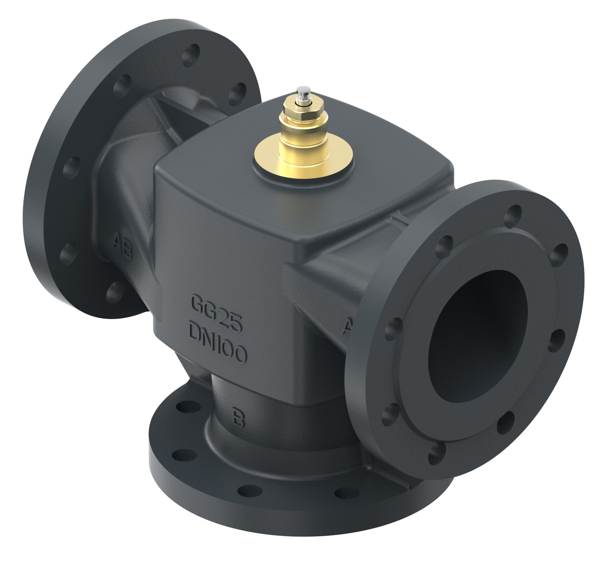 Danfoss - VF 3 PN16 100/145 2-way seated flange