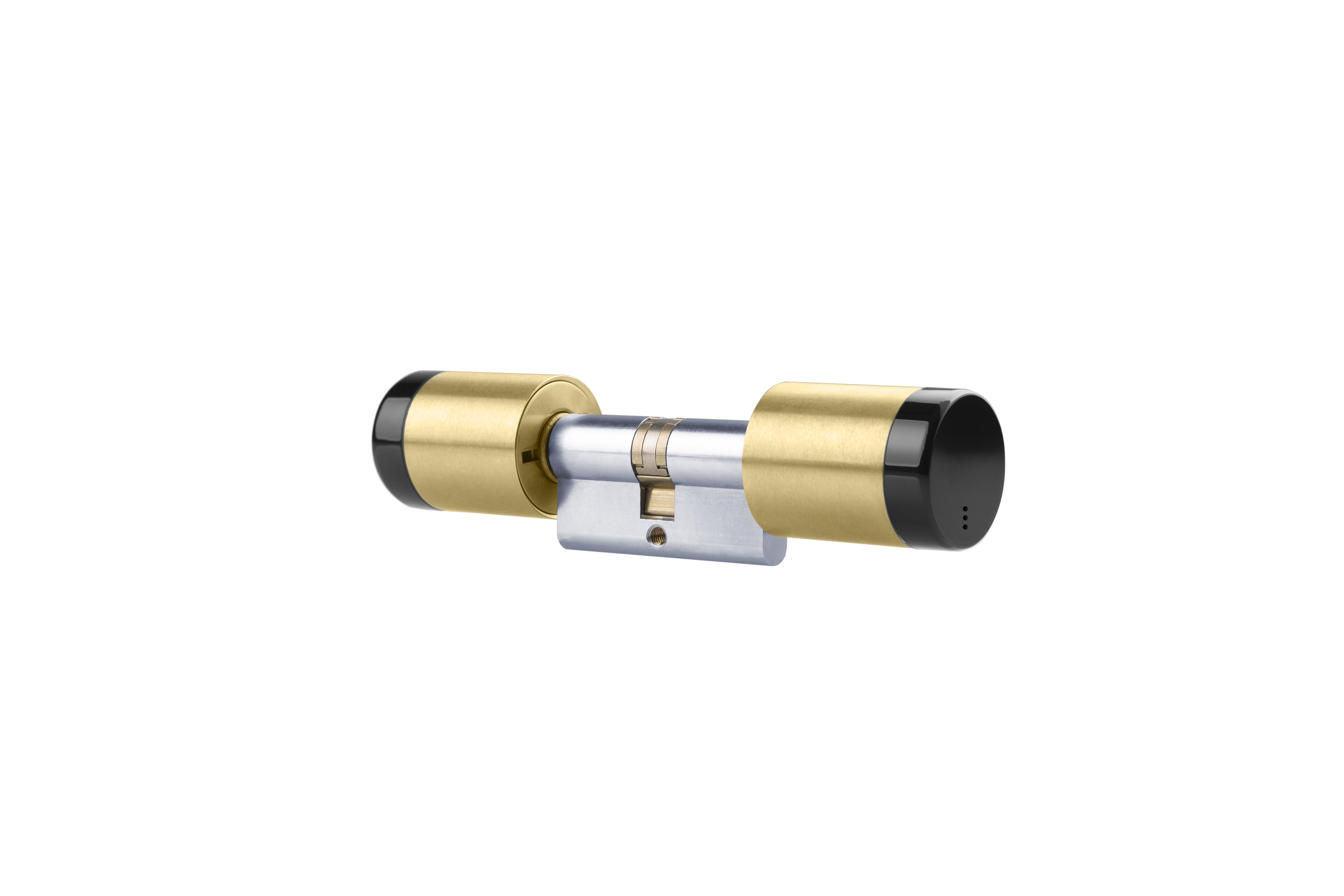 Mul T Lock - SMARTAIR MIFARE CYL ELEC V3 LAITON/NOIR WIRELESS STD 120 60E-60M