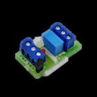 VANDERBILT INTERNATIONAL - Sucre 1 relais adhesif moule, 1 contact NO-NF, commande par bornier, LED de cont