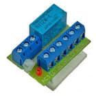 VANDERBILT INTERNATIONAL - Carte 1 relais adhesive, 2 contacts NO-NF, commande par bornier, LED de controle