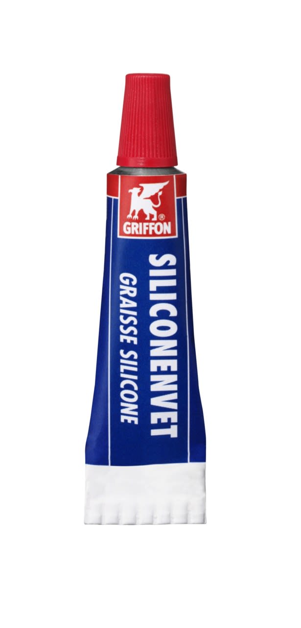 Griffon - Graisse Silicone 100% silicone avec ACS pour vannes et robinets - tube 15 G