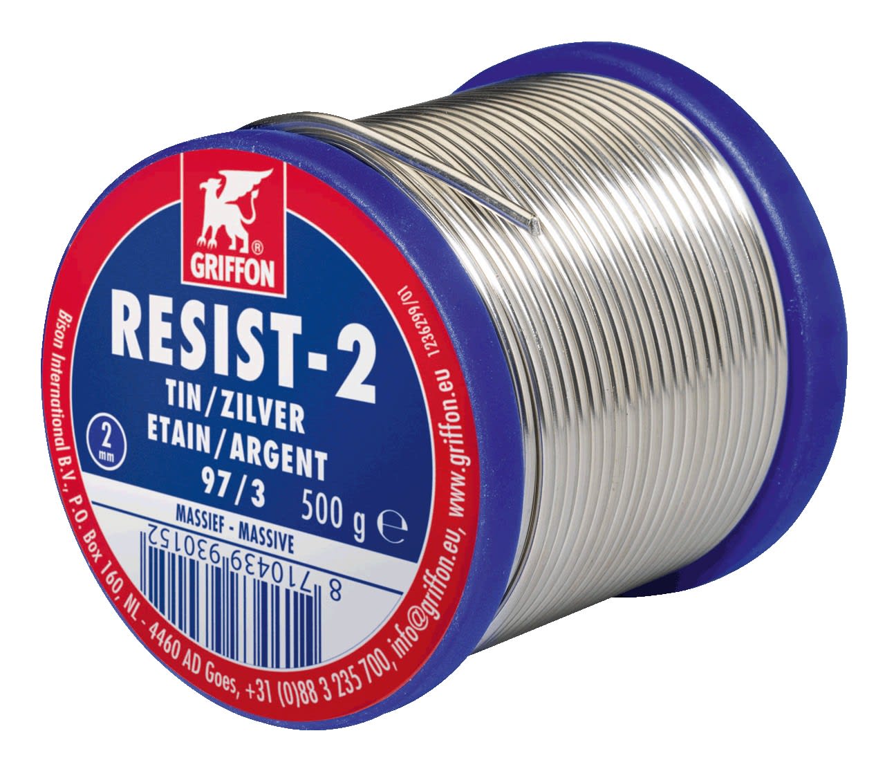 Griffon - RESIST-2 fil de soudure étain/argent bobine de 500 G