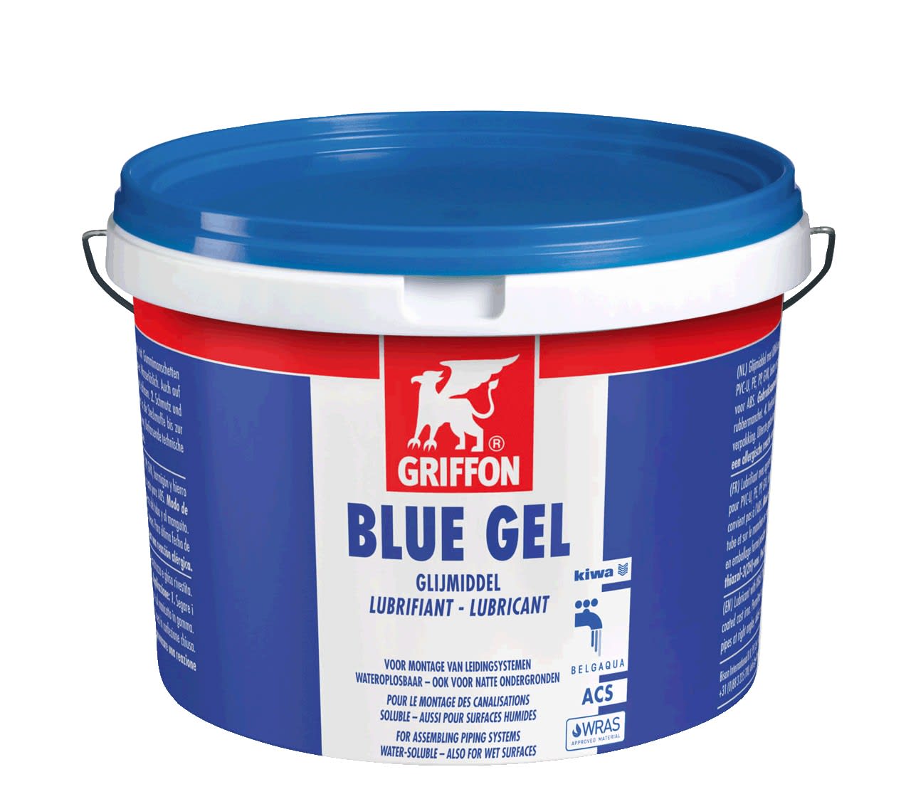Griffon - BLUE GEL lubrifiant en gel pour les emboîtements à joints 2,5 KG